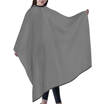 Custom Barber Cape Unisex Salon Hair Cutting Capes Add Your Image Logo Haircut Kit Personalized Stylist Tool - color: Gray