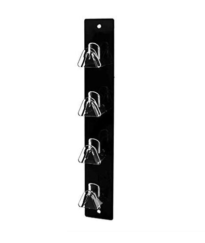 Marketing Holders 2 Pack Safety Glasses Holder 4 Pair Acrylic Wall Mount with Hardware Home Goods Retailers Warehouse Facilities Carpenters Woodworkers Welders Electricians Low Maintenance Black - size: 4 Tier Black
