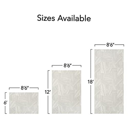 Mohawk Elite Broken Grey Marble 8'6" W x 12' L Cut Sheet Vinyl Roll - color: Broken Grey Marble, size: 8'6" W x 12' L