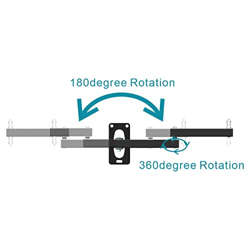 Photographic Wall Mounting Boom Arm Stand: Fold Extend Adjustable 12in Long Bracket,Heavy Duty Wall Mount,Multi Angle,for Photography Strobe Light Monolight,Softbox,Ring Light,Live Broadcast