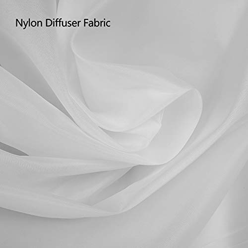 Photography Diffuser Fabric 118 x 59 Inches/ 3 x 1.5M Nylon Light Modifier Cloth for Lighting Softbox, Light Box Tents, Panel