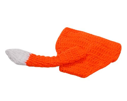 Matissa Newborn Baby Girl/Boy Crochet Knit Costume Photography Prop Hats Outfits - color: Fox