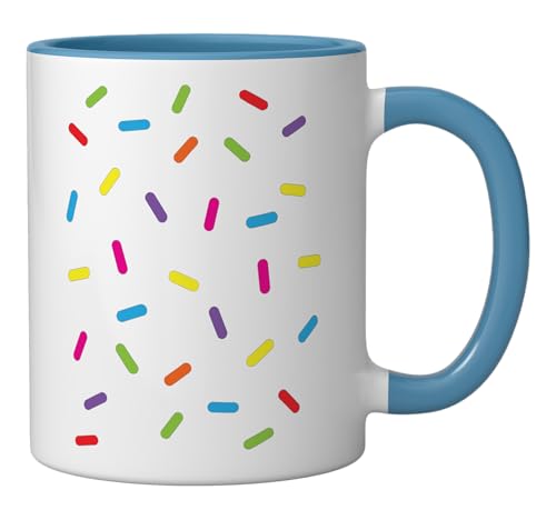 Ice cream Sprinkles Shirt Halloween Costume Easy Ceramic Mug, Blue/White - color: Blue/White