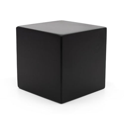 Sustainable Things Wooden Cubes – 4-inch Wood Cubes for Crafts – Wood Cube Blocks for Decor, DIY Projects, Ornaments – Blocks for Arts and Crafts, Plant Stand, Riser – Black