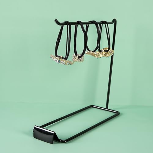 Multifuntional Jewelry Display Stand Showing Holder Alloy Texture Perfect for Necklaces Earrings and Bracelets Bouti - color: White