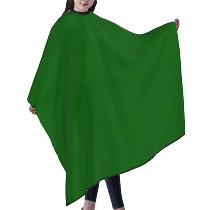 Custom Barber Cape Unisex Salon Hair Cutting Capes Add Your Image Logo Haircut Kit Personalized Stylist Tool - color: Dark Green
