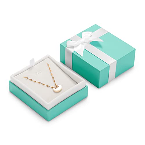 Oirlv Velvet Pendant Necklace Gift Box Long Chain Display Case - size: Necklace/Pendant Box