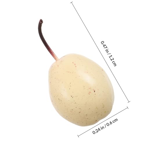 UPKOCH Artificial Pears Faux Fruits Plastic Realistic Pear Decorations 1pcs Food Display Props for Home Kitchen Restaurant Table Ornament
