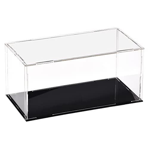 uxcell Acrylic Clear Display Case Box Dustproof Protection Showcase Cube Collectibles Show Box 7.9x3.9x3.9inch - size: 7.9x3.9x3.9 Inch