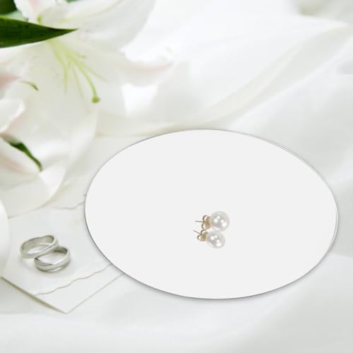 7.08 Inch Round Acrylic Mirror Board Photography Background Prop Reflective Display for Jewelry Watches Electronics Photo Studio Supplies