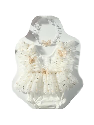 Newborn Photography Outfits Girl Baby Photo Tutu Dress Newborn Photoshoot Romper Baby Picture Lace Outfit - color: White8