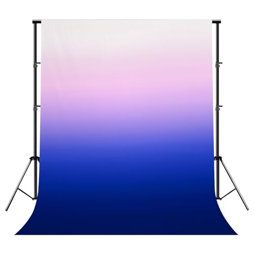 Photography Backdrops Gradient Abstract Soft Pink Deep Blue Tones 8x10FT Photo Backdrop Photography Background for Portrait Photo Party Decor Video Studio Props Photoshoot - color: Multi8
