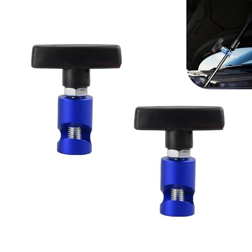 2 PCS Lift Support Clamps, Anti-slip Trunk Hood Strut Holders, Anti-pinch Hood Strut Fixing Clamps, Universal Lift Support Prop Tool for Cars, Trucks, SUVs (Blue) - color: Blue, size: 2 PCS #3