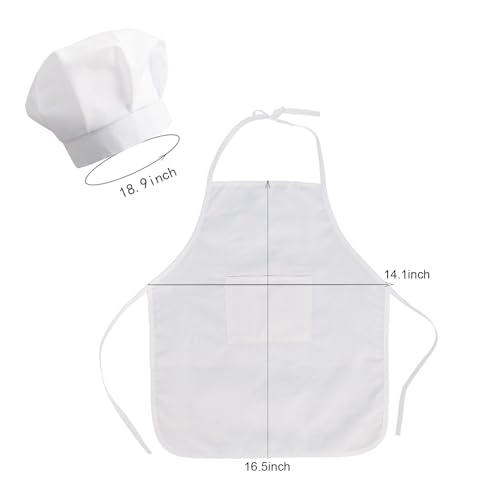 TINAYAUE Newborn Photography Prop Cute Baby Chef Outfits 5-12 Months White Chef Hat Apron Set Little Boys Girls Costume - color: 5-12 Months Boy