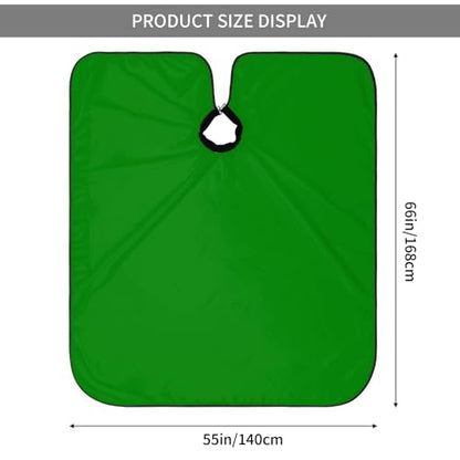 Custom Barber Cape Unisex Salon Hair Cutting Capes Add Your Image Logo Haircut Kit Personalized Stylist Tool - color: Green