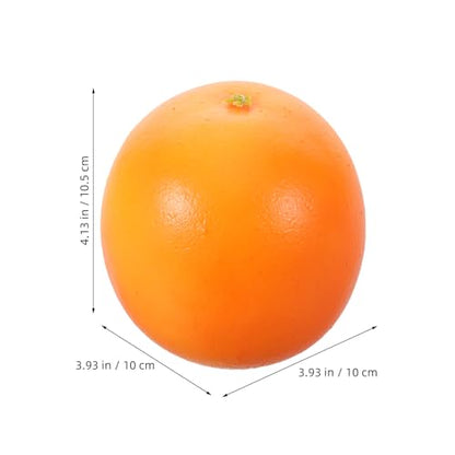 Faux Grapefruit Decorative Model - Artificial Fruit Table Centerpiece for Cafe Restaurant Photo Styling Prop - Kitchen Display Fake Fruit Ornament