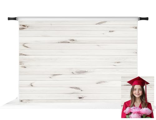 Kate 7x5ft Rustic Wood Shiplap Backdrop for Photography Vintage Retro White Wood Plank Texture Backgrounds Party Decoration Backdrops Studio Photo Props - color: Wood 3, size: 7x5ft