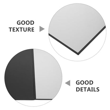 Homoyoyo A3 Photography Reflector Board Portable Light Diffuser Panel Silver Foldable Shooting Reflector Card for Studio Product and Still Life Photo Lighting