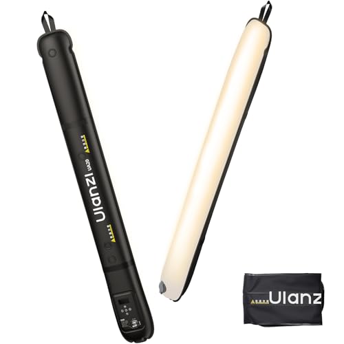Ulanzi UA20 20W Bi-Color Inflatable Tube Light, Portable Handheld Magnetic 2700K to 6500K CRI 95+ Air Video Streaming Light 1/4" Mount Photography Lighting Stick - size: 20W Bi Color