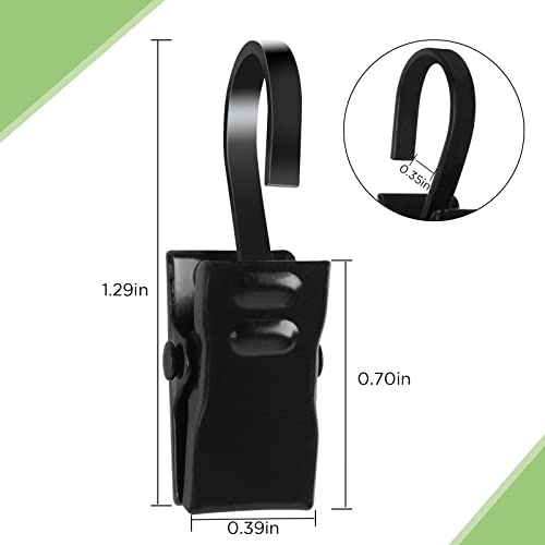 50pcs Awning Lights Clips Stainless Steel CurtainClip Hooks Curtain Hooks Bulldog Clips sidingClips for Hanging Tablecloth TowelClips for Camping Tents Home Decoration Photos Art Craft. - color: Black, size: 50 PCS Flat