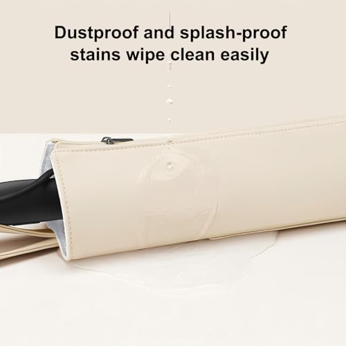 BUBM Hot Iron Holder & Mat, Heat Resistant Hair Tools Travel Bag Portable Organizer Cover Pouch for Curling Irons, Flat Irons, Hair Straightener and Styling (Beige) - color: Beige