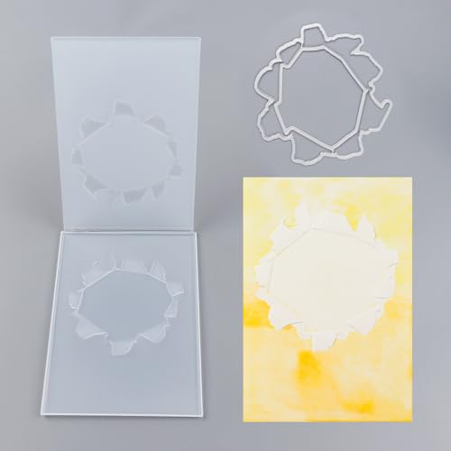 BAOFALI3D Embossing Folder and Metal Die Set for Card Making,Hollow Flower Texture Embossing Template Paper Card Embossing Stencil for DIY Scrapbooking Photo Album Card Paper Craft Decoration - color: Hollow Flower