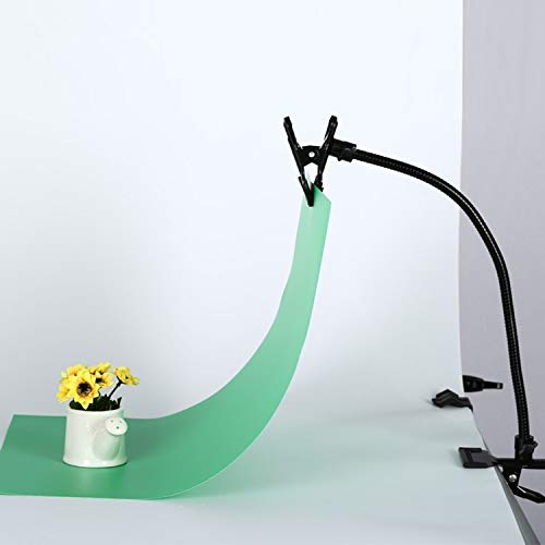 Photo Studio Lighting Light Stand Clamps Background Clip Gooseneck Tube Small Size Reflector Holder - color: C5060