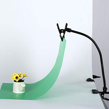 Photo Studio Lighting Light Stand Clamps Background Clip Gooseneck Tube Small Size Reflector Holder - color: C5060