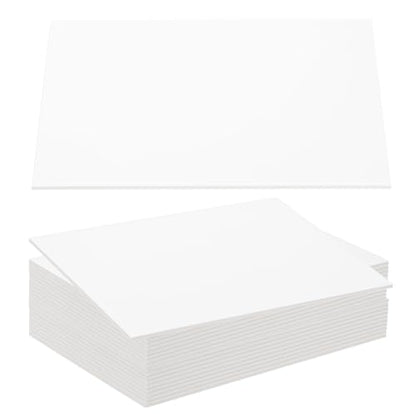 PATIKIL 7x5x0.1" Chipboard Sheets, 20Pcs 100PT Thick Book Board Binders Board Sturdy Bookbinding Supplies for Book Binding Cover, White - color: White, size: 7x5x0.1"