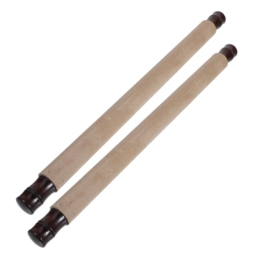 NUOBESTY 2pcs Scroll Mounting Rods with Shaft Calligraphy and Painting Tools for Easy Artwork Display for Photography and Advertising Projects Versatile Craft Supplies