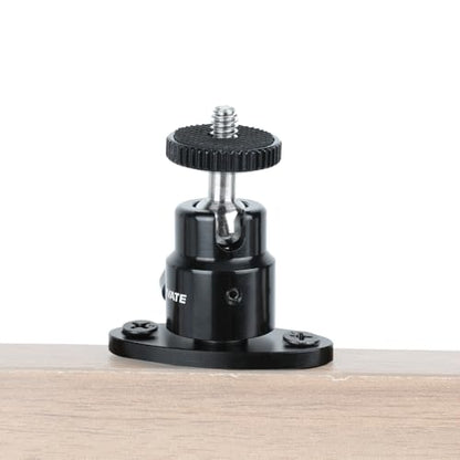 CAMVATE 1/4"-20 Mini Ball Head with Ceiling Mount for CCTV & Video Wall Monitors Mount(2 Pieces)-24004