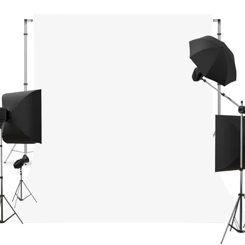 White Photo Backdrop for Photoshoot White Background for Photography Photo Backdrop Curtain for Party 6x9 FT - color: White, size: 6x9 FT