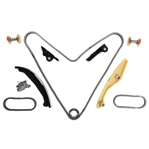 3.5 Timing Chain Kit with Water Pump with Camshaft Holding Tool Kit Fit For Ford Edge Explorer Flex Taurus Mustang 3.5L 3.7L V6 2011-2019 Replace BL3Z-6268-A 303-1248
