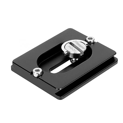 Camera Quick Release Plate QAL-50 for Fotopro Tripod Video Head Black
