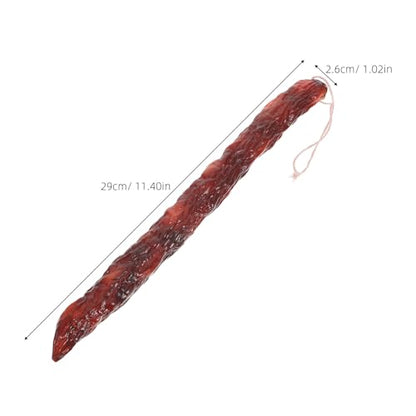 Fake Sausage Prop for Food Photography, Red Molded Cured Meat Model, Asian Delicacy Styling Prop for Restaurant Shop Layout Photography
