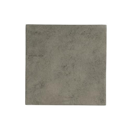 Christopher Knight Home Classic Square Flower Stand 25.75" Pedestal Plant Stand Indoor Outdoor Display Table for Ferns Orchids Sculptures with MGO Construction Brushed Finish, Light Gray - size: 25.75"