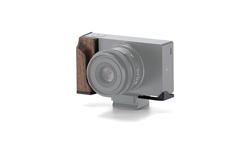 Tilta Vintage Camera Cage Compatible with Sigma BF | Ergonomic Grip | Lightweight | Durable | ARCA Adapter-Ready Bottom Plate for Ronin S Gimbals (Black, Wooden Grip Mounting Baseplate Kit) - color: Black, size: Wooden Grip Mounting Baseplate Kit