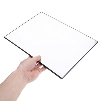 UKCOCO 2pcs Foldable Photography Reflector Boards for Studio and Outdoor Photo Shoots, A3 A4 Size Black and White Cardboard Reflective Panels for Product and Still Life Lighting Control