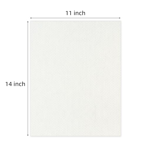 Somime 25 Pack Embossed Backing Boards Only, 11x14 Uncut White Mat Board, Acid Free Backer Boards Ideal for Photos, Pictures, Prints, Frames, and Artwork - size: 11x14
