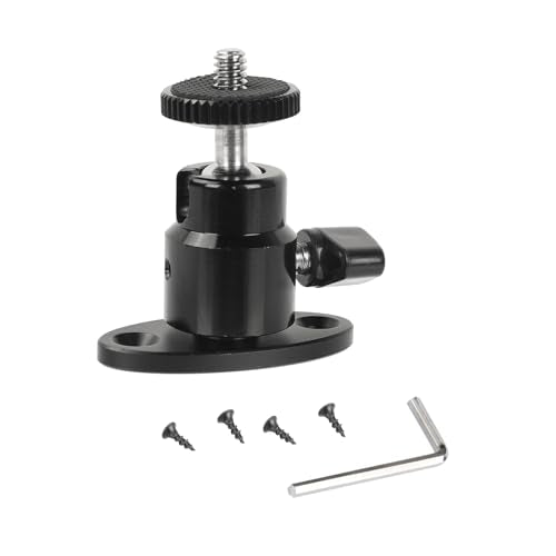 CAMVATE 1/4"-20 Mini Ball Head with Ceiling Mount for CCTV & Video Wall Monitors Mount - 1991