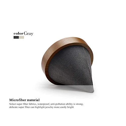 Jewelry Tray Solid Wood Display Stand Bangle Bracelet Watch Holder Jewelry Display Props Tray - color: WSM02402