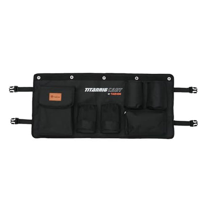 TARION Video Production Cart Accessories - Side Storage Bag Organizer for Titanrig Cart Base - Multi-Pocket Lens Cup Holder & Tool Pouch - Titanrig Saddle Bag - style: Accessory - Saddle Bag