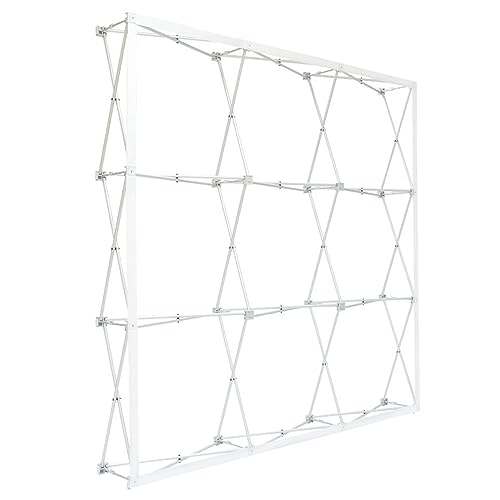 Custom Fabric Pop Up Straight Display, Trade Show Display Backdrop Booth, Hook and Loop Step and Repeat Backdrop for Trade Show Backdrops (Graphic Only, 8ftx8ft) - size: 8ftx8ft