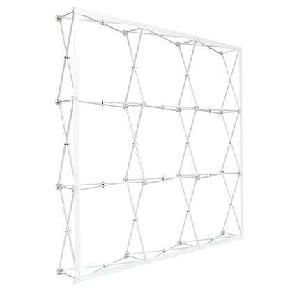 Custom Fabric Pop Up Straight Display, Trade Show Display Backdrop Booth, Hook and Loop Step and Repeat Backdrop for Trade Show Backdrops (Graphic Only, 8ftx8ft) - size: 8ftx8ft