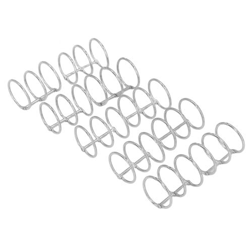 3 Ring Metal Loose Leaf Binders Stainless Steel Book Rings Photo Album Binding Spines for Notebook Travel Diary 10Pcs (30mm) - size: 30mm