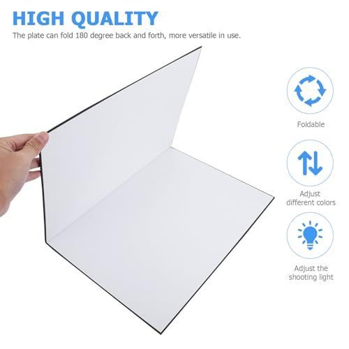 Toddmomy A3 Foldable Cardboard Photography Reflector Board for Still Life and Product Photography Studio Lighting Photo Reflective Board
