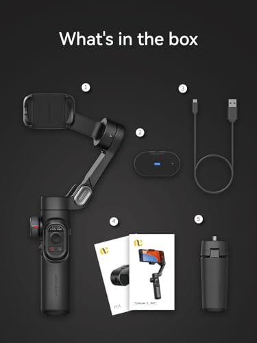 AOCHUAN Gimbal Stabilizer for Smartphone with AI Tracking Sensor, Gimbal with Focus Wheel for Phone/Android, Phone Stabilizer with 7.0 Anti-Shake for Video Recording-Smart XE AI - style: Smart XE AI