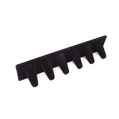 Honbay Black Velvet 6 Finger Ring Display Stand Organizer Stand