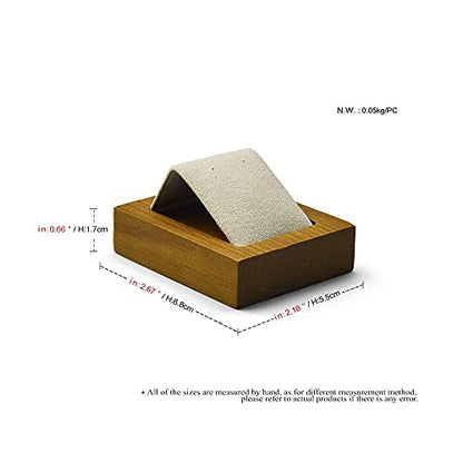 Jewelry Tray Solid Wood Display Stand Earrings Jewelry Earrings Display Tray - color: WSM02101