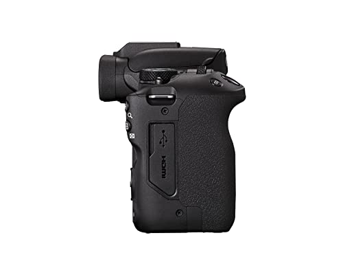 Canon EOS R50 Mirrorless Vlogging Camera (Body Only/Black), RF Mount, 24.2 MP, 4K Video, DIGIC X Image Processor, Subject Detection & Tracking, Compact, Smartphone Connection, Content Creator - color: Black, style: EOS R50 Body Only
